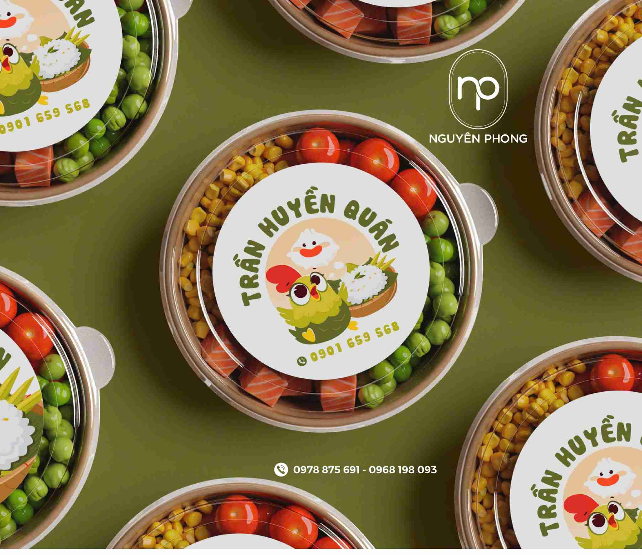 Sticker đẹp dễ thương cho quán đồ ăn
